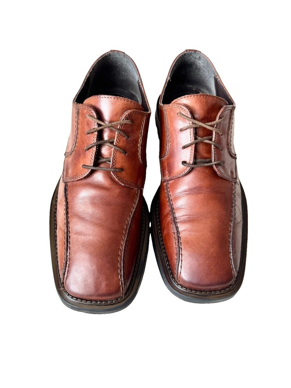 Skechers Collection Maestro Mozart 1167 Men’s 9.5 Brown Leather Dress Shoes
